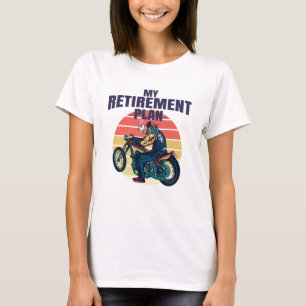 Min motorcykel i pension t shirt