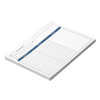 Min mottagare anteckningsblock