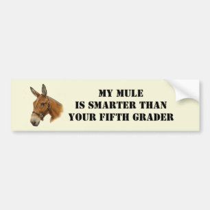 Min Mule är mer smart bildekal