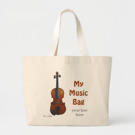 Min Music Bag (anpassa) Jumbo Tygkasse