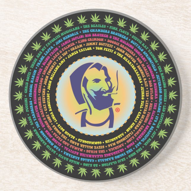 Min Music Sandstone-Underlägg Underlägg (Framsidan)