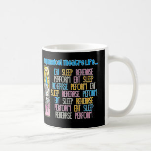 Min musikaliska Theatrelivmugg Kaffemugg