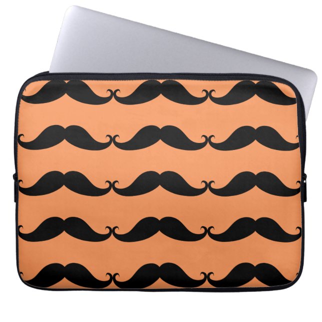 Min Mustache Laptop Sleeve (Framsidan)