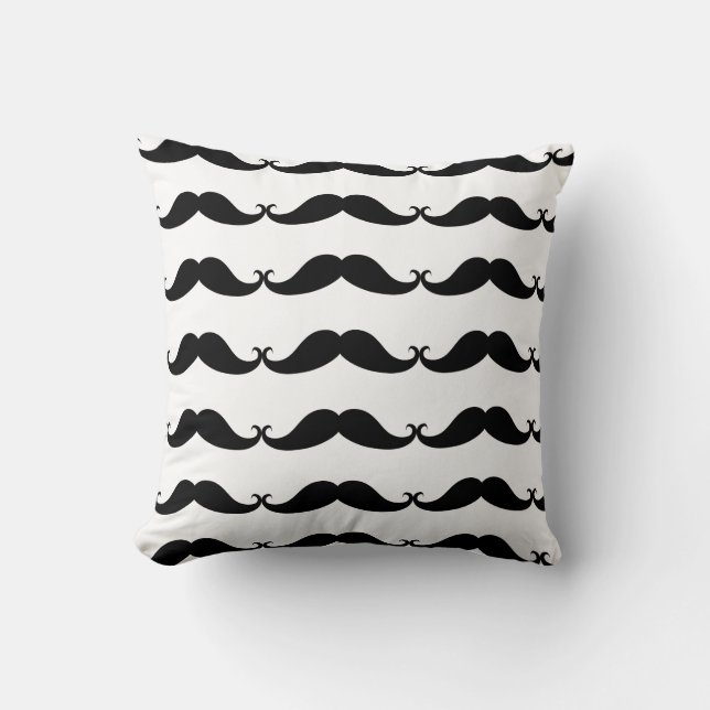 Min Mustache Pillow 16 x 16 Kudde (Framsida)