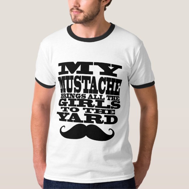 Min Mustache Tee (Framsida)