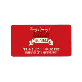 Min mycket fina lilla jul Baby 1:a jul Adressetikett