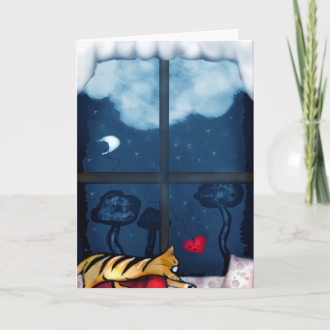 Min mysiga valentin helgkort (Framsida)