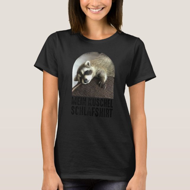 Min mystiskt sparande monkey Raccoon T Shirt (Framsida)