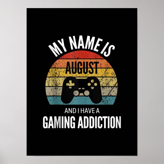 Min Namn är augusti och jag har en speltillsats. Poster (Framsidan)