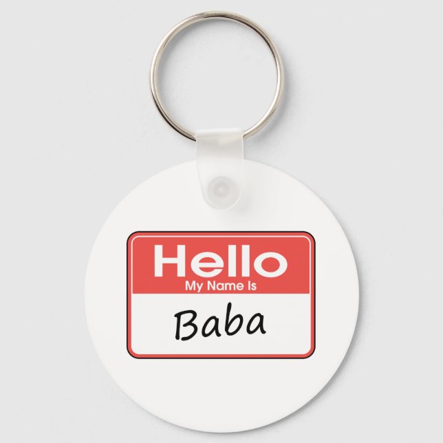 Min Namn är Baba Nyckelring (Framsida)