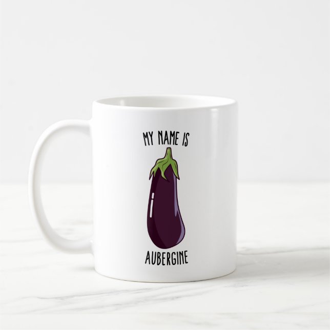 Min Namn är Eggplant... Kaffemugg (Vänster)