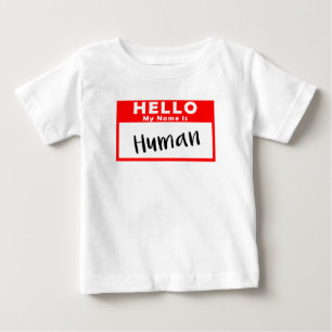 Min Namn är human Gender Neutral Non Binary Märk T Shirt
