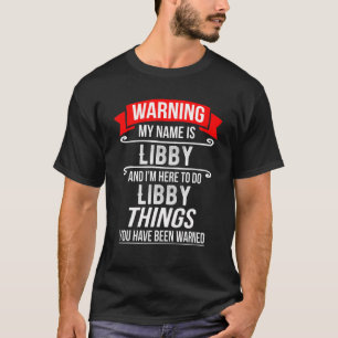 Min Namn är Libby och jag är här för att göra T Shirt
