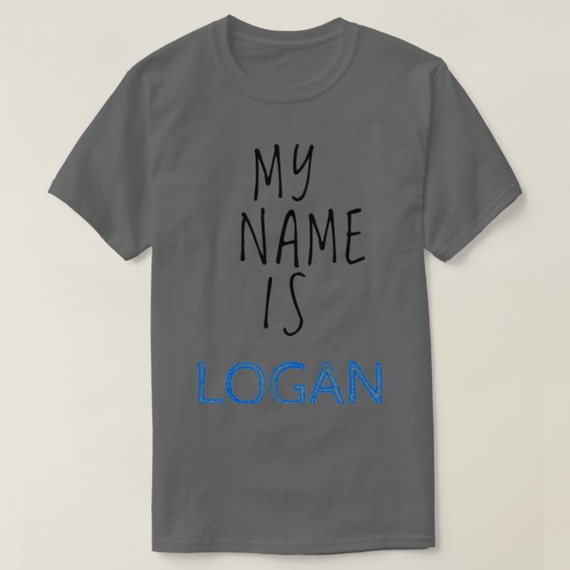 Min Namn är Logan T Shirt (Design framsida)