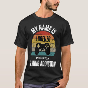 Min Namn är Lorenzo och jag har en speltillsats. T Shirt