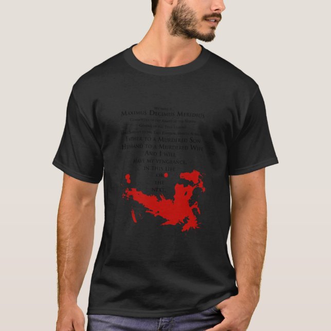 Min namn är Maximus Decimus Meridius.. T Shirt (Framsida)