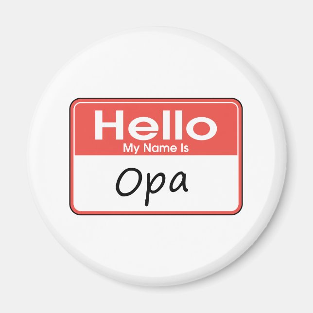 Min Namn är Opa Magnet (Framsidan)