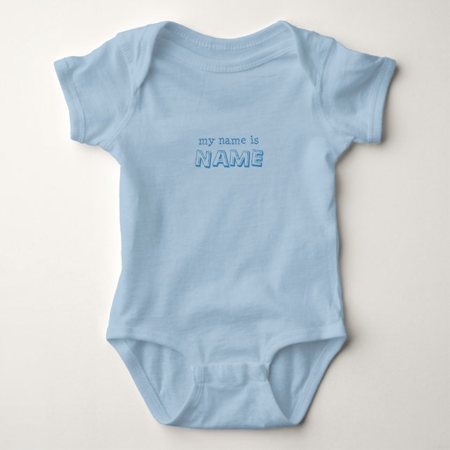 Min Namn är.. Personlig Boys Namn Tee Shirt (Framsida)