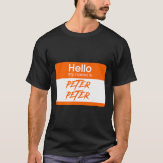 Min Namn är Peter Pumpkin Eater Funny Hallowed T Shirt