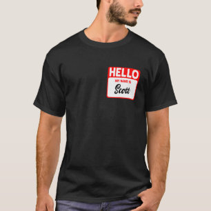 Min Namn är Scott Namn bricka 1 T Shirt