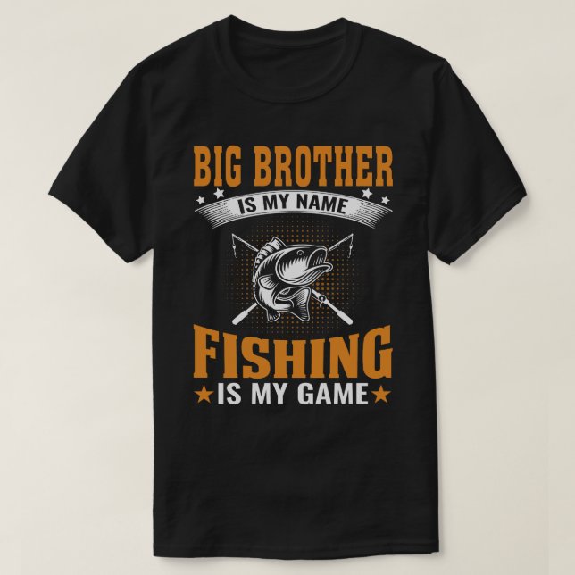 Min Namn fiskar i mitt vilt. T Shirt (Design framsida)