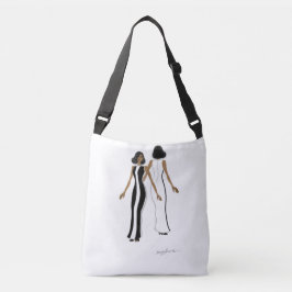 Min Namnteckning Mode Art-Crossbody Tote Bag. Axelväska