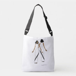 Min Namnteckning Mode Art-Crossbody Tote Bag. Axelväska