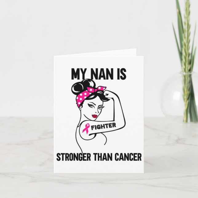 Min Nan är starkare än bröstcancer. Kort (Framsida)
