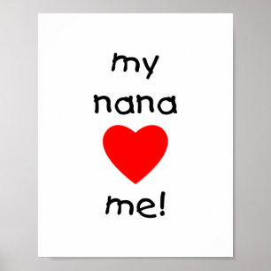 min nana älskar mig poster