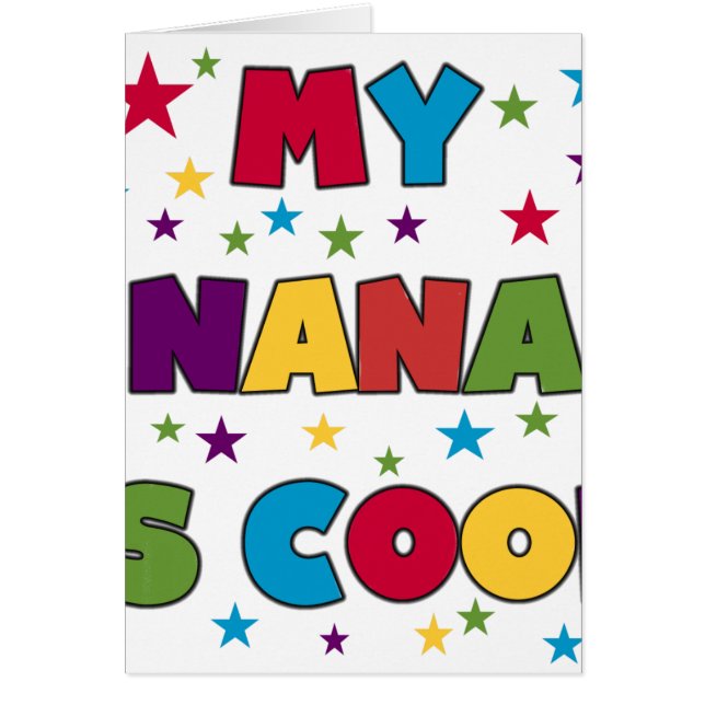 Min Nana är kall Hälsningskort (Framsidan)