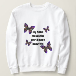 Min Nana gör världens vackra, färgstarka fjärilar T Shirt