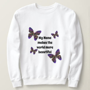 Min Nana gör världens vackra, färgstarka fjärilar T Shirt