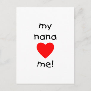 Min nana kärlek mig vykort