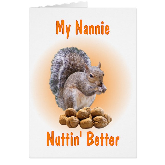 Min Nannie Hälsningskort (Framsidan)