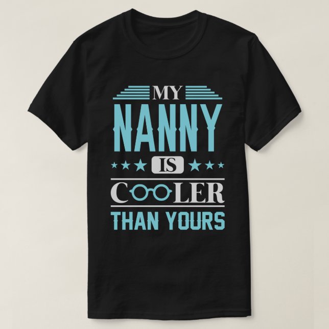 Min NANNY är färgare än dina T Shirt (Design framsida)