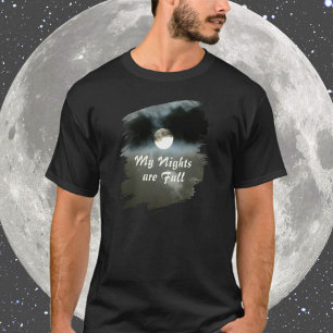 Min Nätter är Fullmåne T-Shirt