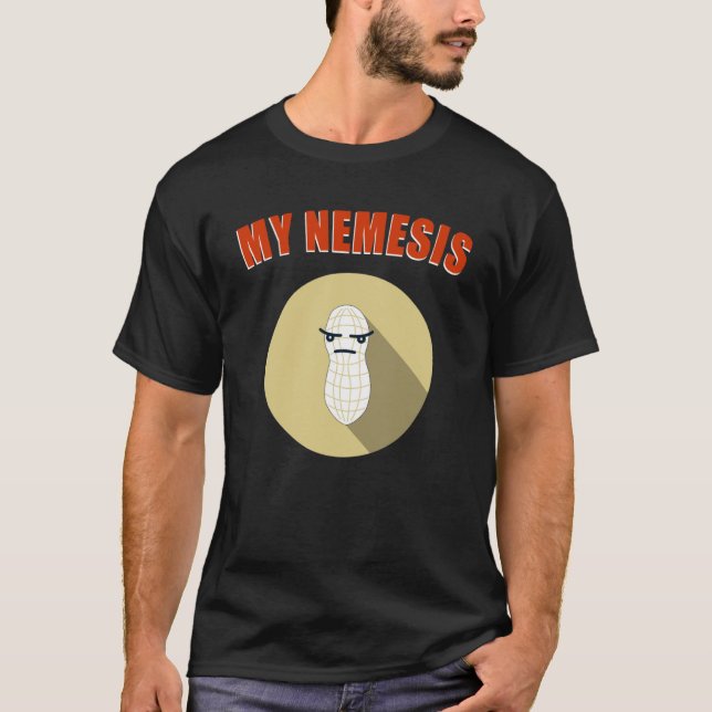 Min Nemesis Peanut Allergy T Shirt (Framsida)