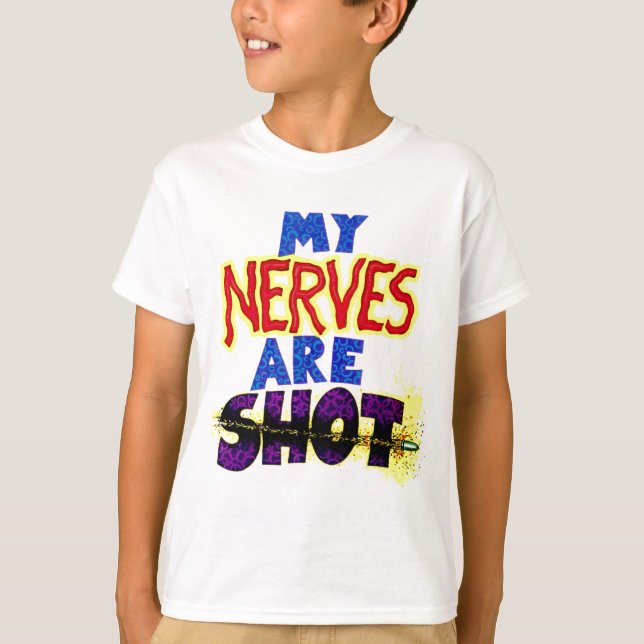Min NERVER SKJUTAS Tee Shirt (Framsida)