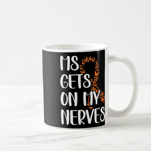 Min Nerves Många Sclerosis Awareness 3 Kaffemugg (Höger)