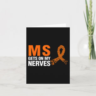 Min Nerves Många Sclerosis Kort