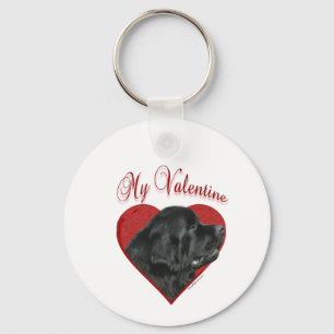 Min Newfoundland Valentine Nyckelring