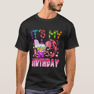 Min nionde födelsedag Candy Funny Birthday Girl 9  T Shirt