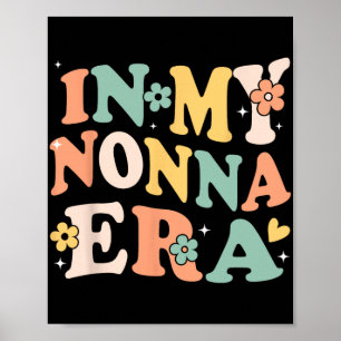 Min Nonna-era Roliga Sarcastic Groovy Retro Mors D Poster