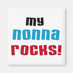 Min Nonna vaggar T-tröja och gåvor Magnet