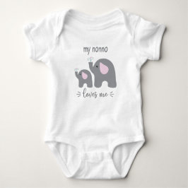 Min Nonno älskar mig - Elefantbaby ett och samma T Shirt