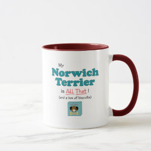 Min Norwich Terrier är all det! Mugg