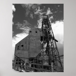 &Min nummer 2 B&W Poster