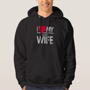 Min nuvarande fru är stressad och tittar på i morg hoodie
