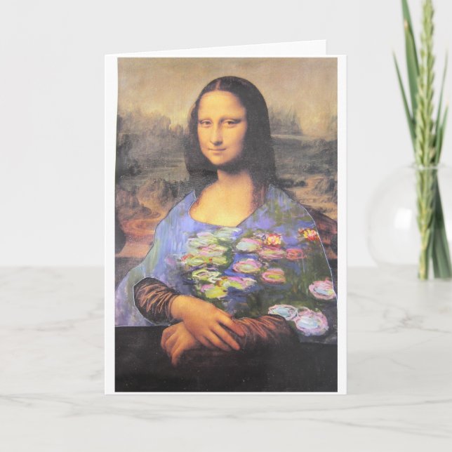 Min nya klänning - Mona Lisa i en Monet Kort (Framsida)