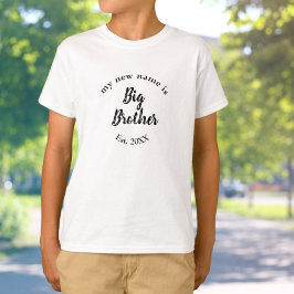 Min nya Namn är Big Brother New Big Brother Est T Shirt